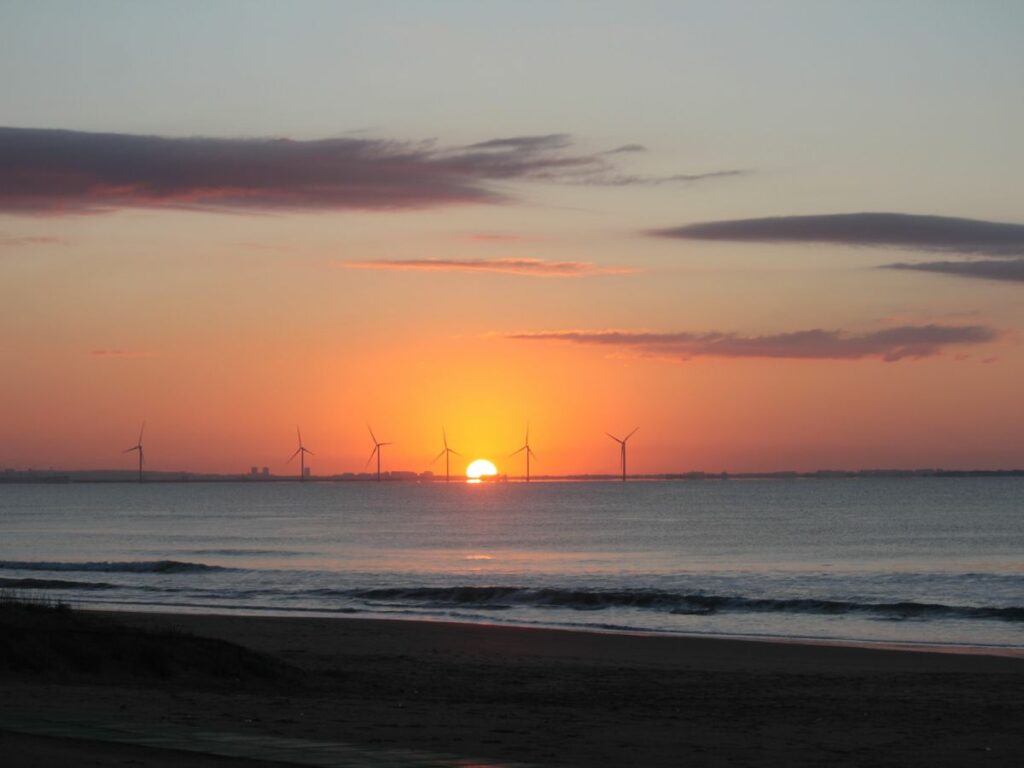 tramonto sul mare in Puglia